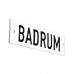 Emaljskylt BADRUM vit - svart 10 x 3 cm modell 20-5 Emaljskylt BADRUM vit - svart 10 x 3 cm modell 20-5