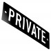Emaljskylt PRIVATE svart - vit 10 x 3 cm modell 21-5 Emaljskylt PRIVATE svart - vit 10 x 3 cm modell 21-5