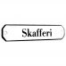 Emaljskylt Skafferi vit - svart 10 x 2 cm modell 30-5 Emaljskylt Skafferi vit - svart 10 x 2 cm modell 30-5