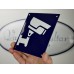 Emaljskylt CCTV Large blå - vit 15 x 15 cm modell 34-5