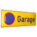Emaljskylt Garage gul - svart 36 x 12 cm modell 31-5 Emaljskylt Garage gul - svart 36 x 12 cm modell 31-5